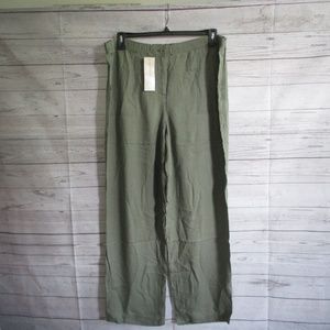 NWT - JONES New York green casual pants w/stretch waist - sz 16 - MSRP $79.00
